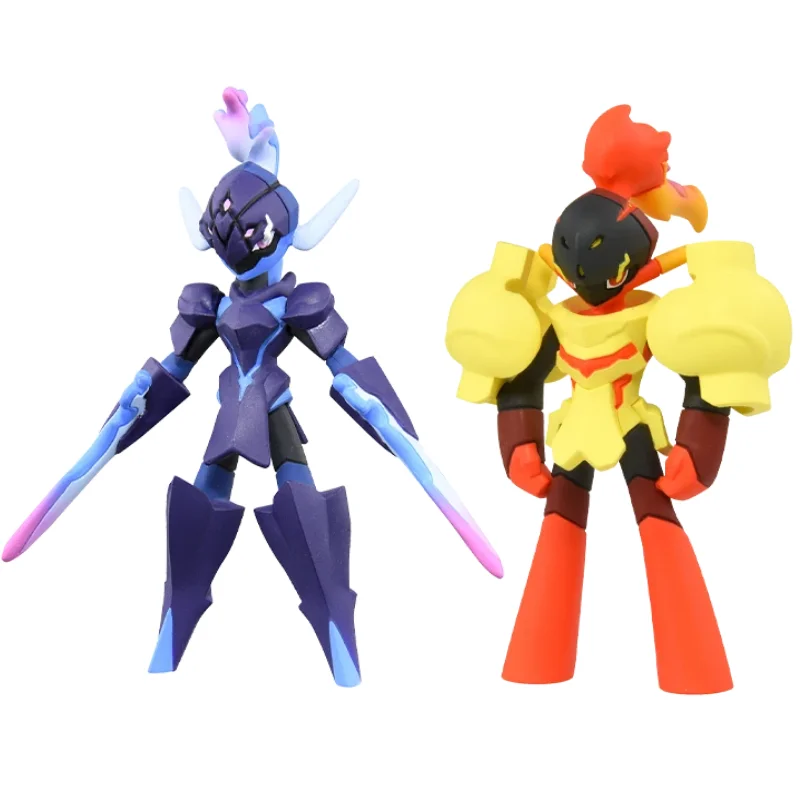 Tomy New Style Pokemon Figures MS-54 55 Rasting Beautiful Armarouge CeruLedge Toy Model 4,5 cm Anime Collection dokonale darčeky