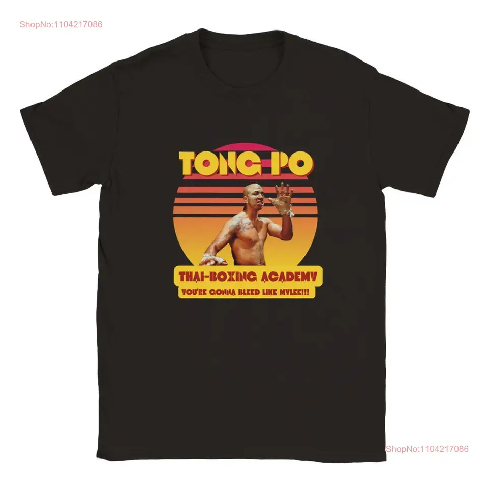 Tong po thajské boxerské akadémiu kickboxer film Tirt dlhé alebo krátke rukávy