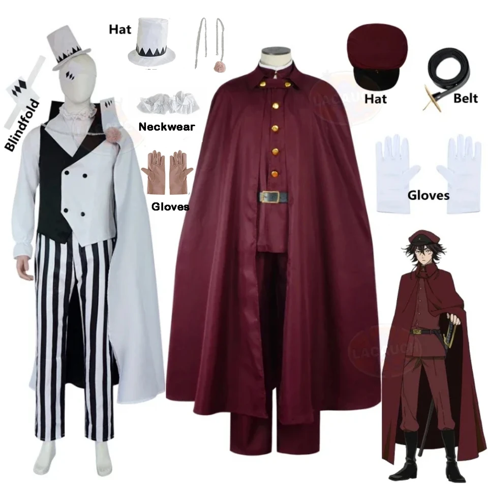 Tono Tokugiku Bungou Stray Dogs Cosplay Oguri Nikolai Anime Hunting Dogs