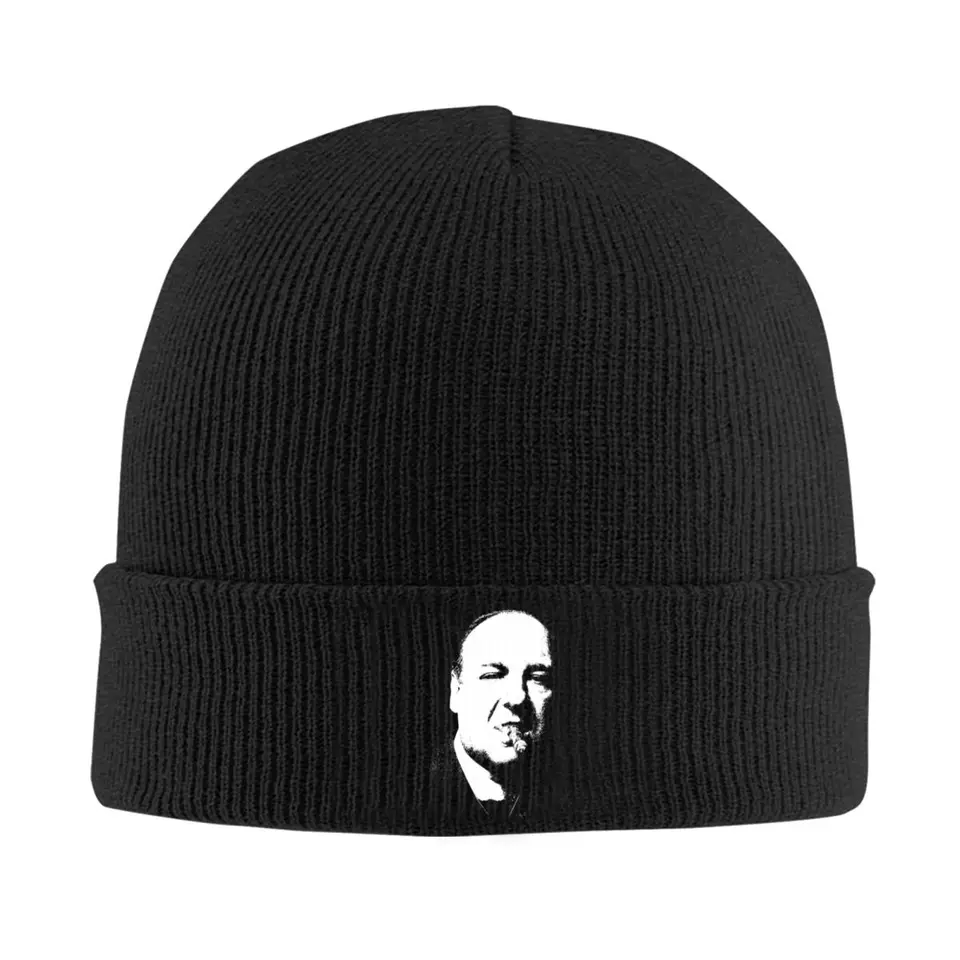 Tony Soprano pre fanúšikov zločin DRAMA TV TV kapota klobúky pletené klobúky Men ženy unisex hip hop hlava zabalenie čiapky na jeseň hippie čiapka