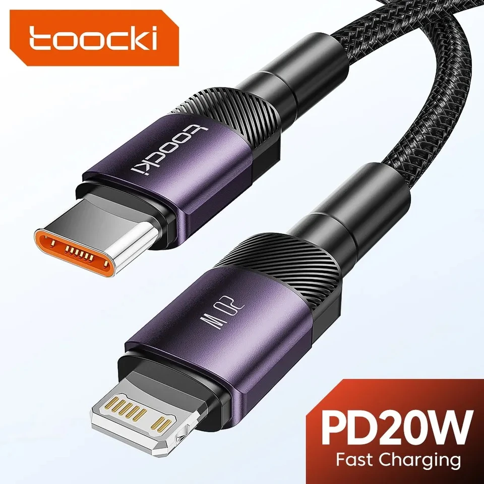 Toocki PD 20W USB C do Lightning Cable pre iPhone 14 13 12 11 Pro XS 8 Typ C až Lightning Cable Data Drôt rýchleho nabíjania kábla