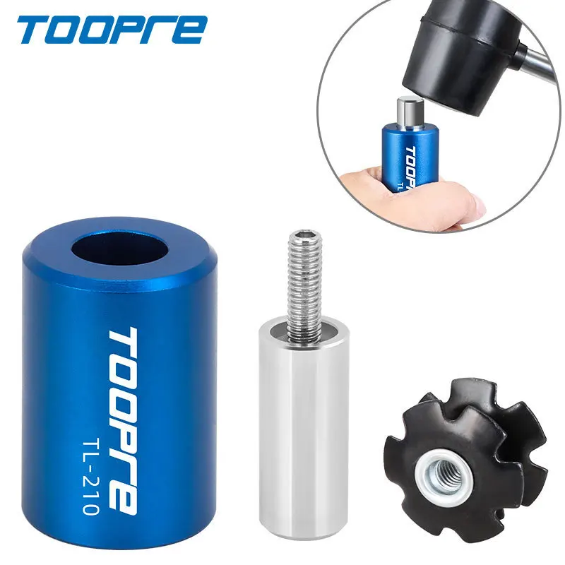 Toopre Fork Sunflower Montáž Upper 28,6 mm OD Vidličkový nástroj nástroj MTB Opravy náhlavnej súpravy Star Nuts Nastavte inštalačný nástroj