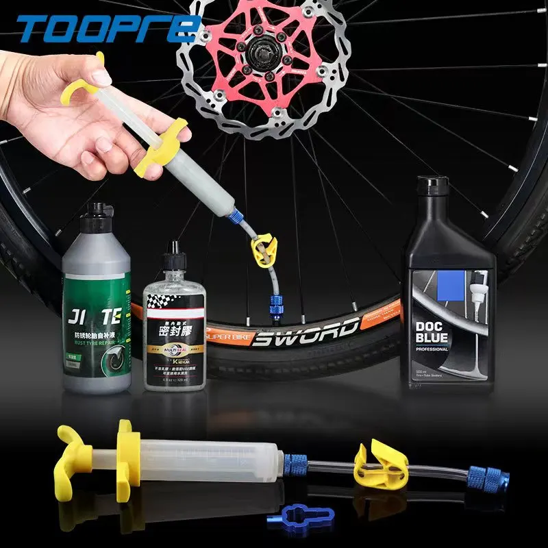 Toopre Mountain Bike vákuum pneumatiky Self dopĺňajúce kvapaliny vstrekovanie náradia Nástroj na pneumatiky
