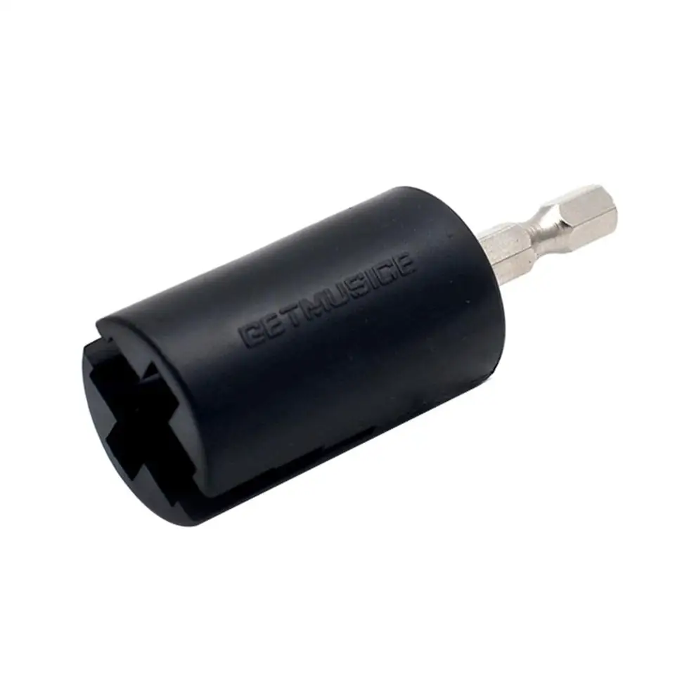 Tooyful Black String Winder Tuning Peg Puller Electric Vŕtačka pre gitarovú opravu nástrojov Guitar Electric Vŕta