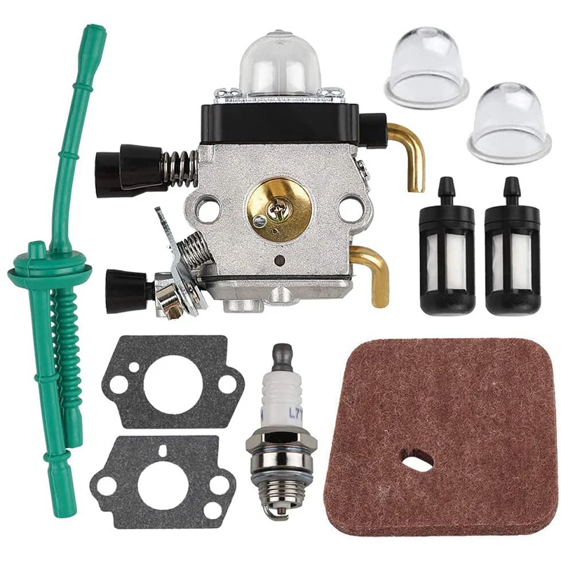 Top! -Carburetor pre Stihl FS55 FS55R FS38 FS45 FS46 KM55 HL45 FS45L FS45C FS46C FS55C FS55RC String Retrumer Eater Eater Eater