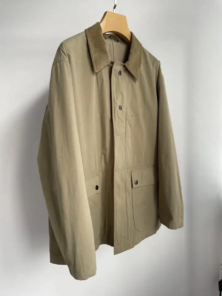Top end Ženy British Retro Solid Solid s dlhým rukávom Single Breasted Loose Coat Cast Lady Pollar Big Pocket Trench Bunda