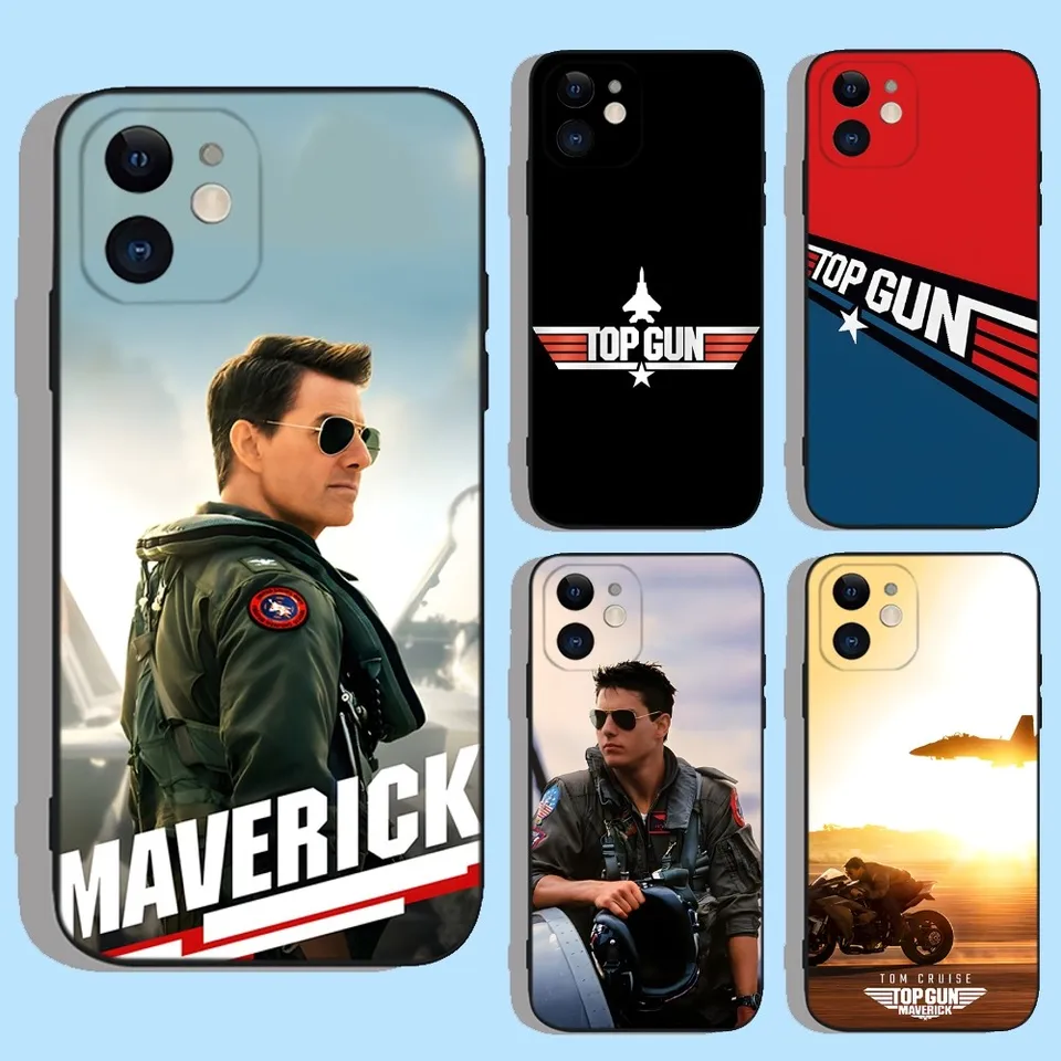 Top Gun Maverick Telefón pre puzdro pre Apple iPhone 15,14,13,12,11, XS, XR, X, 8,7, Pro, Max, Plus, Mini Silikone Black Cover