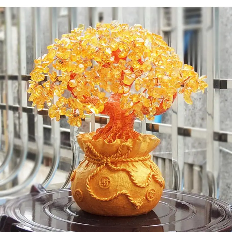 Topaz Fortune Tree Resancraft Ozdoby