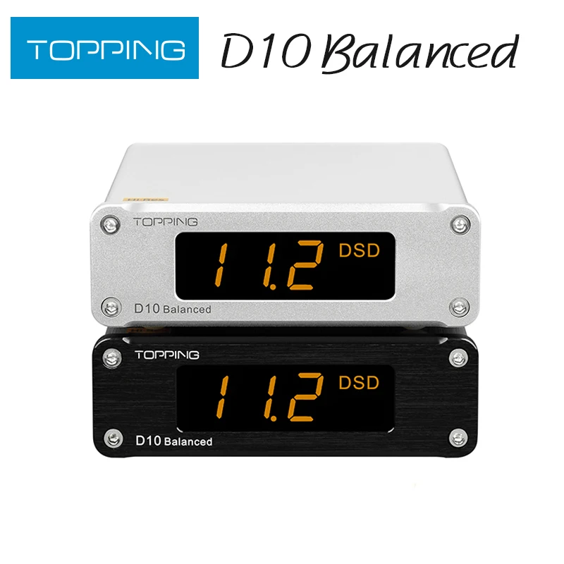 Topping D10 Balanced Decoder + Topping PA3S Výkonový zosilňovač kombo