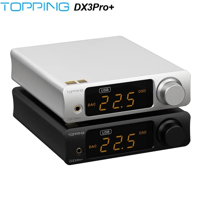 Topping DX3PRO+ USB DAC QCC5125 Bluetooth 5.0 CSS ES9038Q2M XMOS XU208 DSD512 APTX-HD VÝCHOD Slúchadiel pre slúchadlá AMP LDAC DX3 PRO