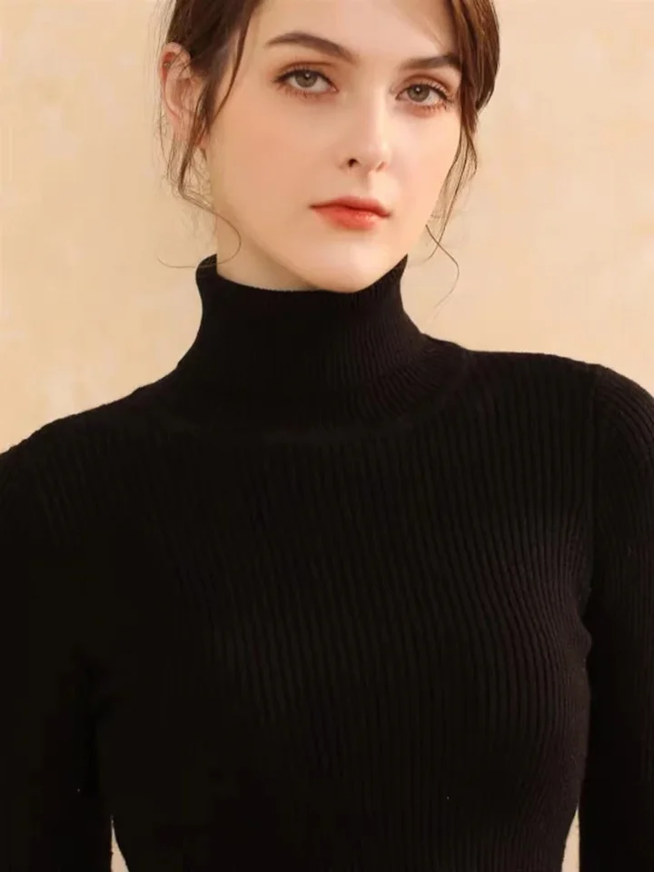 Tops Bacis Sweater Sweater Ženy Pullover Sweaters свитер свитер женский Sueter Majer Nadimačný sveter sveter