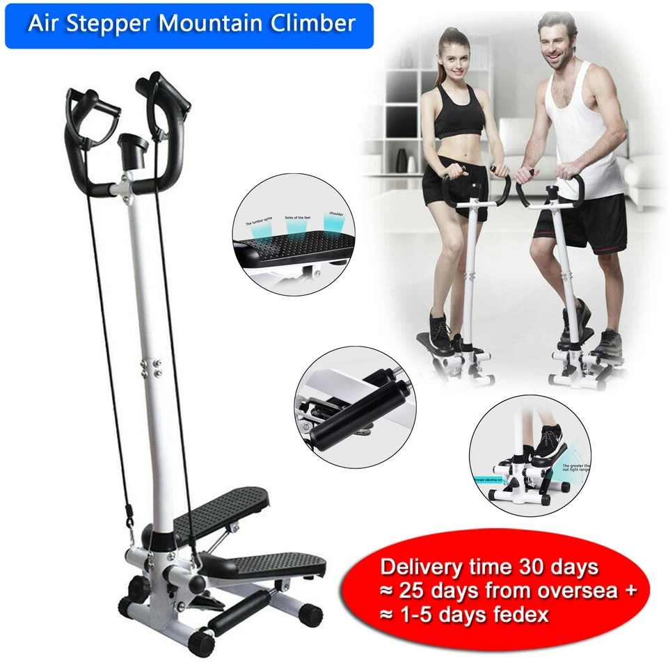 Topteng Fitness Workout Cvičenie Vzduchové schodisko Stepper stroj na kardio vybavenie + rukoväť