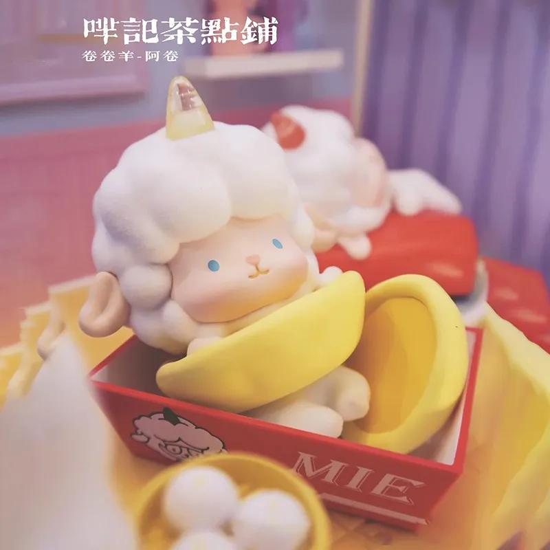 Toptoy roll roll ovce Mie kee dim sum série slepé boxy hračky záhady Guess Bag kawaii akčná figúrka Model bábiky narodeniny darček k narodeninám
