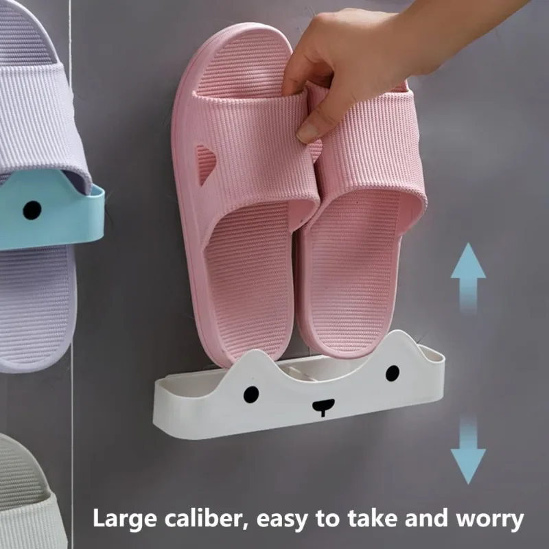 Topánky Hanger Universal Self Adhesive Domáce nástenné papuče stojan 3 farby papuče zavesenie držiaka do kúpeľne