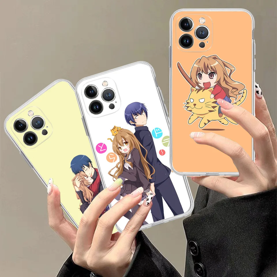 Toradora Taiga Aisaka Pase pre iPhone 15 8 7 6S Plus x SE 2020 XR XS 14 11 12 13 Mini Pro Max Mobile Case Case