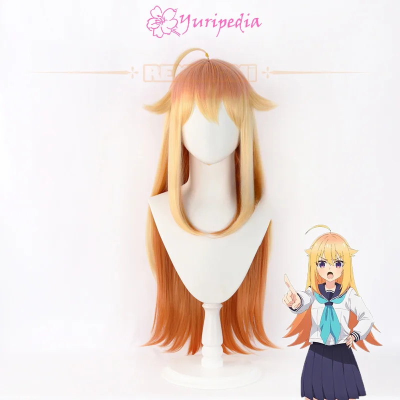 Torako Koshi cosplay parochňa syntetické anime yuri shikanoko nokonoko shitantan môj jeleň priateľ nokotan gradient oranžové vlasy +parochňa čiapka