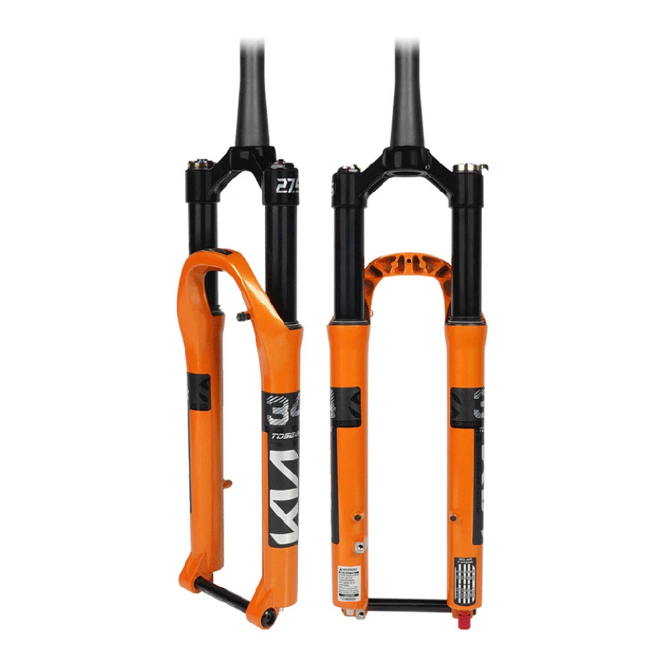 Toseek-Mountain Bike Suspension Disk Brake, MTB vzduchová vidlica, cez nápravu, 15x100 mm, riadiaci kužeľ a rovný, 1-1/8 