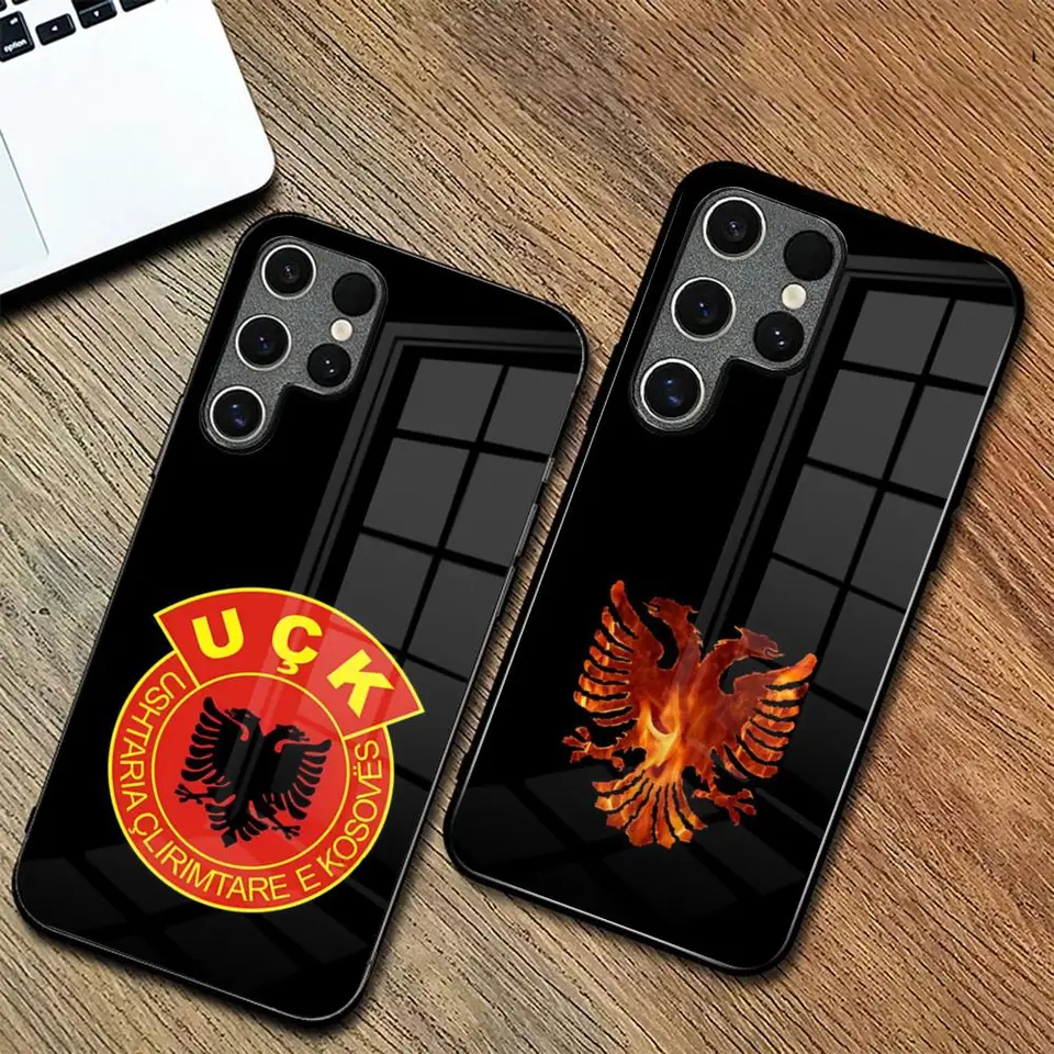 Toto je puzdro na sklenené puzdro na telefón MAISTO s telefónom A-albania pre Samsung Galaxy A15 A25 A35 A55 A14 A54 A13 A33 A53 A51 A05 A05 A04