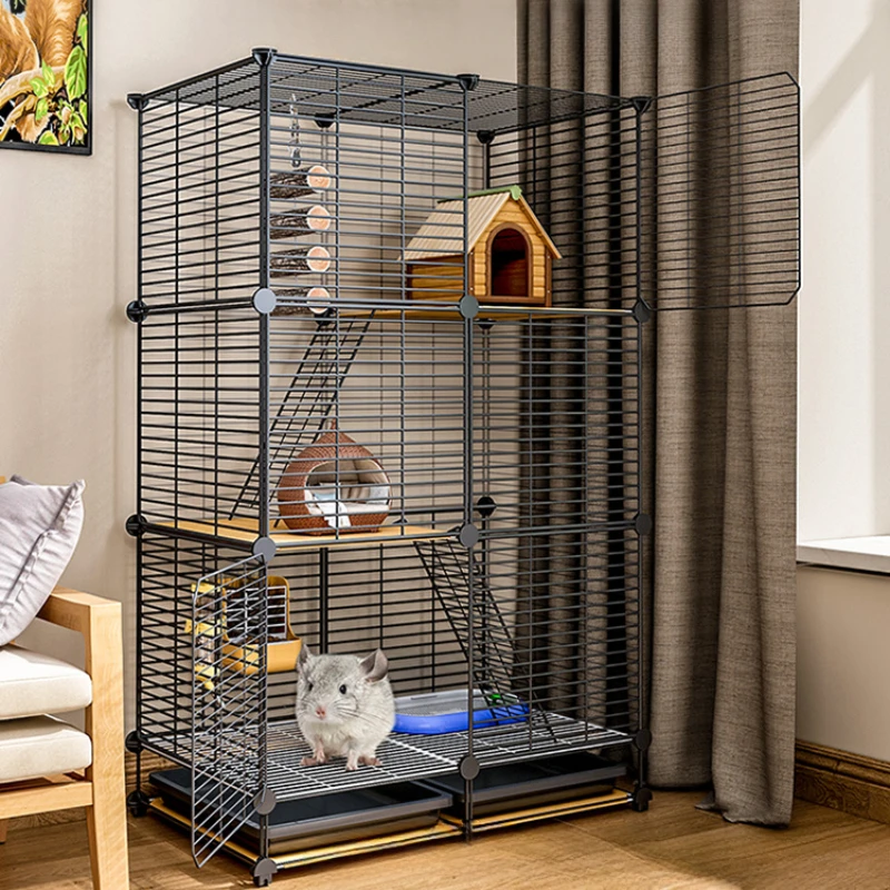 Totoro Cage Domáca vyhradená skrinka klietka veverička veverička veverička Štyri sezóny chovateľ