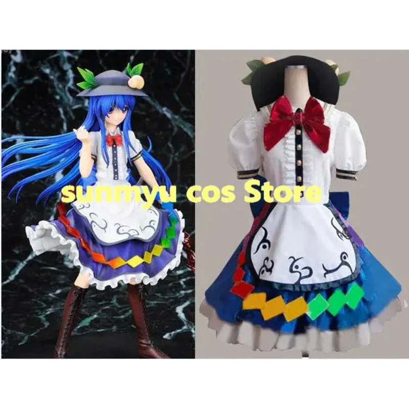 Touhou projekt Touhou Hisouten Hinanawi Tenshi Cosplay kostým, veľkoobchod Halloween Custom veľkosti