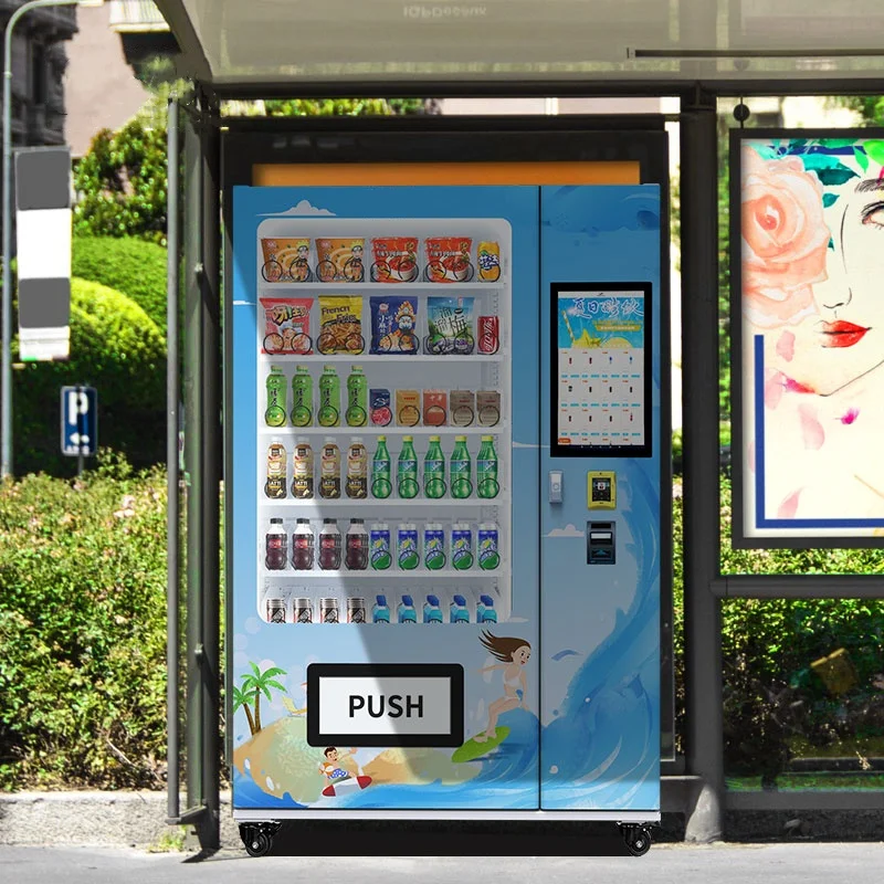Továrenská dodávka lacná cena inteligentný nápoj Snack Predajce automaty na nápoj automaty automaty na predaj