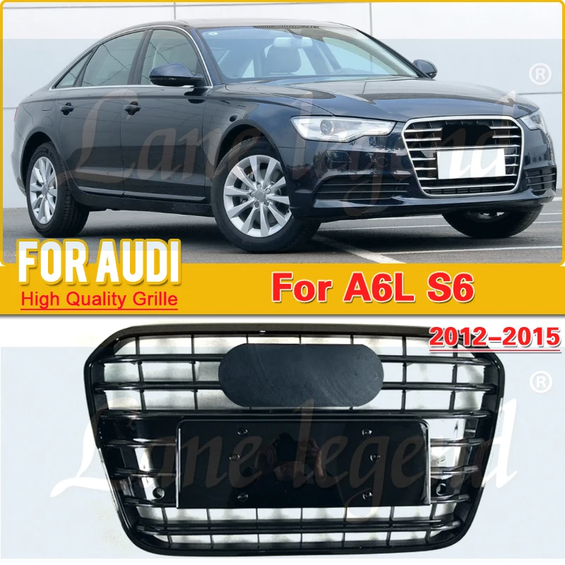 Továrenské napájanie pre Audi A6 A6L 2012 2013 2014 2015 (pre štýl S6) Auto predného nárazníka mriežky