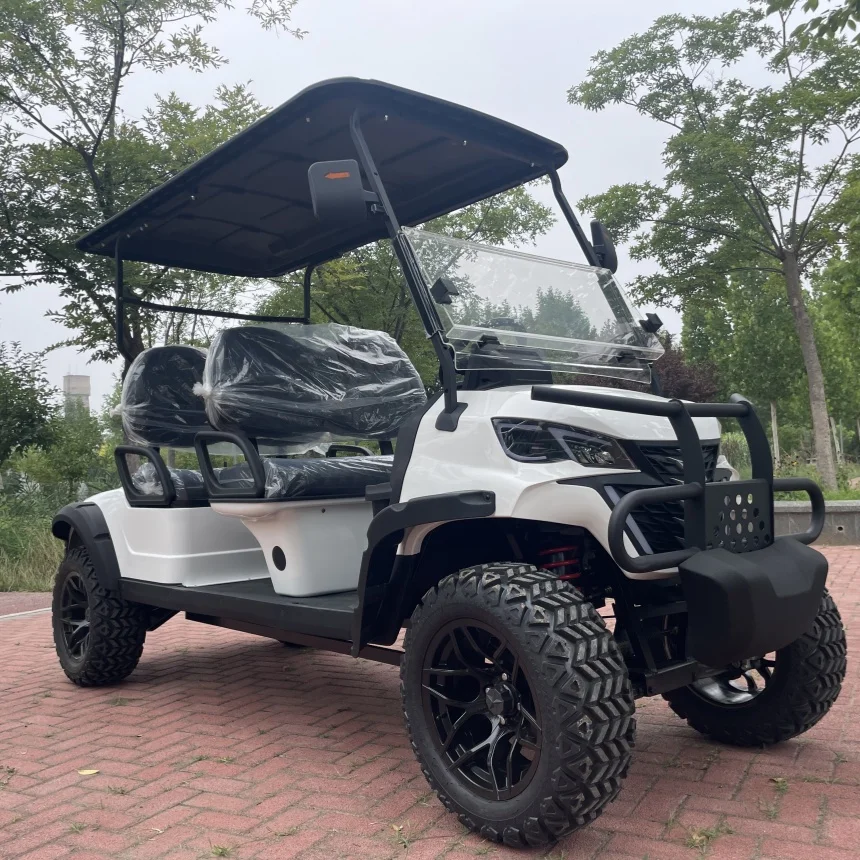 Továrenský priamy predaj Predaj nového produktu 2 Seater Golf CART Dospelý solárny panel Elektrický klub Club nový energetický elektrický golfový vozík