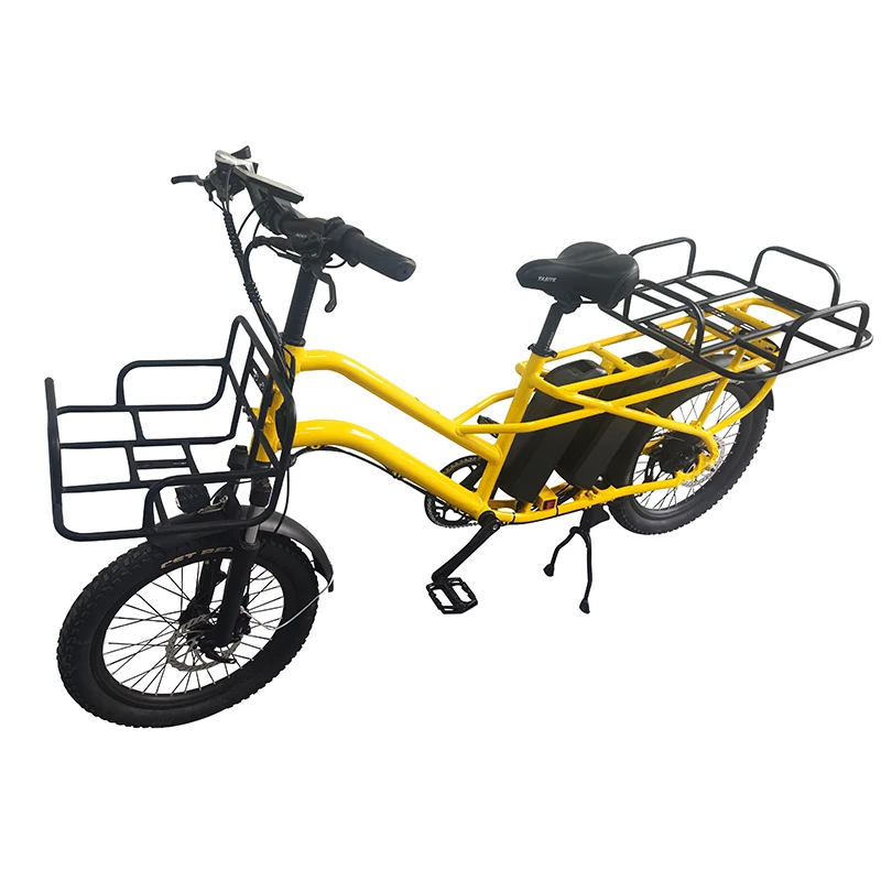 Továreň, 20-palcový hliníkový zliatinový rámec Dodávka elektrický bicykel, 350 W nákladný bicykel, 48 V Two lítiových batérií Elektrické bicykel, OEM