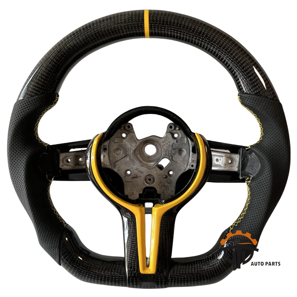 Továreň cena lesklý volant z uhlíkových vlákien s perforovanou kožou pre BMW M3 M4 M 5 M6 F10 F20 F30