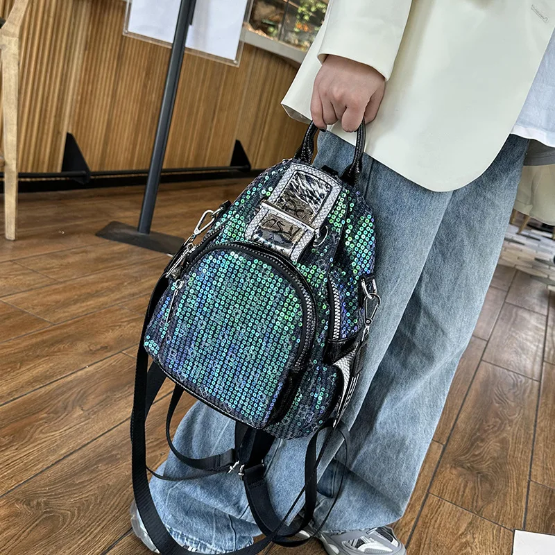 Továreň Directing Student Student Flowin Fashion Bag Bag Dámska nová všestranná batohová výklenok viacúčelová krížová taška