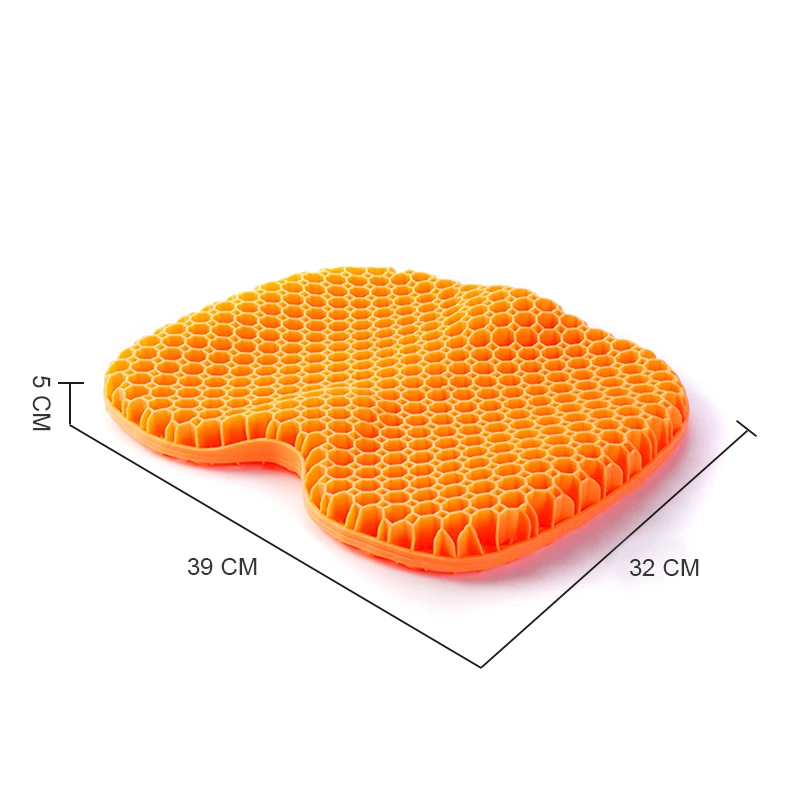 Továreň Priame napájanie pohodlie mäkké ergonomické chladenie Non-skĺznutie podpora Viscoelastic Mesh Prenosný gél vylepšený gélový vankúš