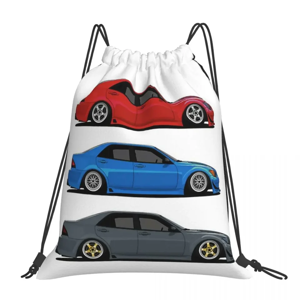 Toyota Altezza Lexus IS300 IS250 Batoh Prenosná šnúrka vrecká na šnúrku Bundle Bundle Sports Bag Bookbag pre cestujúceho študenta