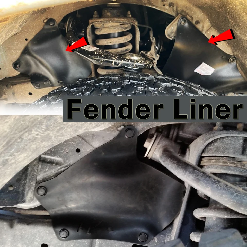 Toyota Land Cruiser Prado 03-20 Fender Fender Fender Fender Liner Shield Seal 53735-35150 53736-35150 53886-35020