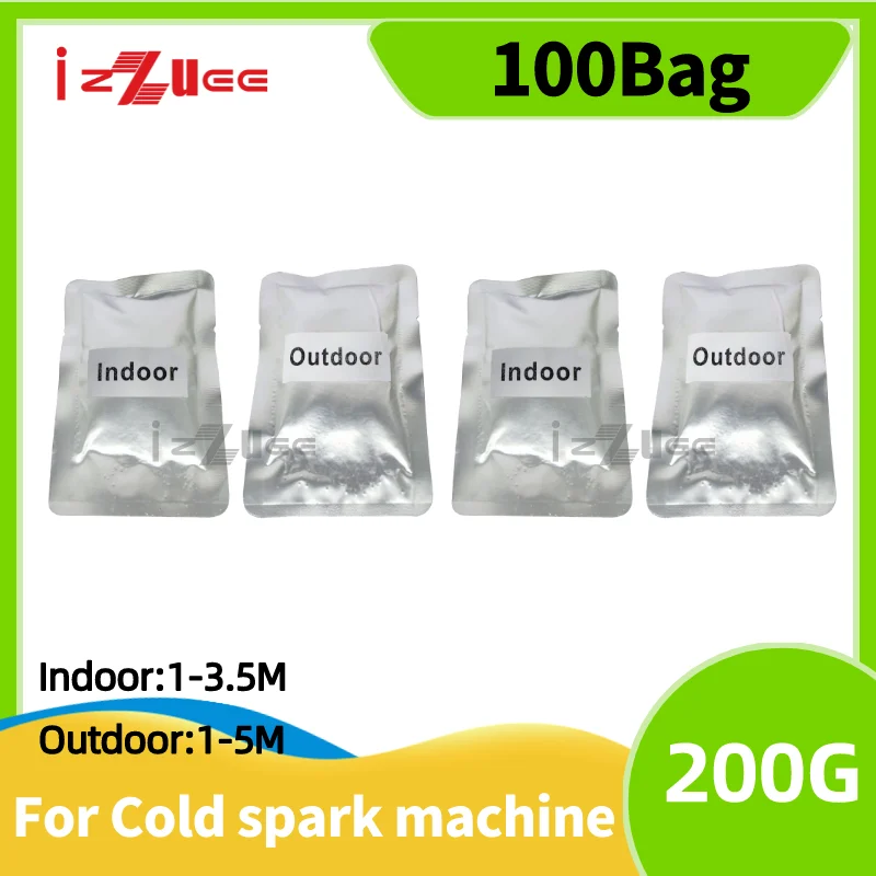 TP200 20BAGS Composite Ti 200g Indoor Outdoor Cold Sparr Spark Firwork stroj prášku pre javiskové udalosti ukáž