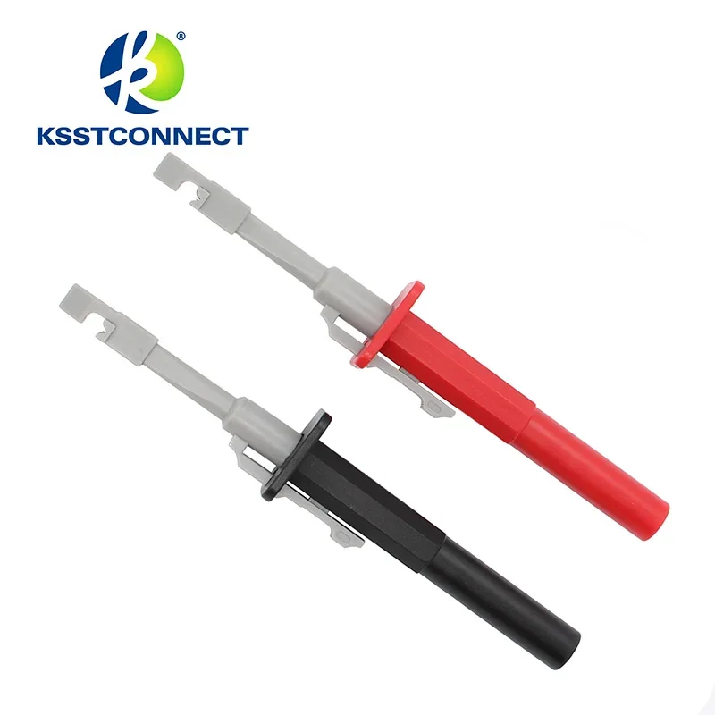 TPC163 2PCS Izolácia Piercing Test Test Clip Nastavenie aligátorových sond na detekciu obvodov automobilov