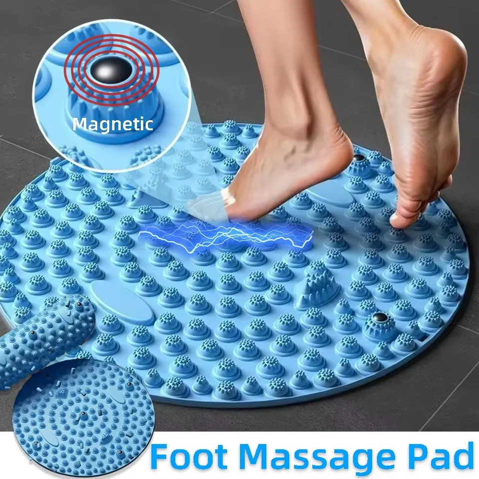 TPE magnetický noha tlakový tlak doska podložky Patrí nohy akupresúre Massager Toe Plate akupint jogy jogy rohožné podložky Plantar Point Relaxation