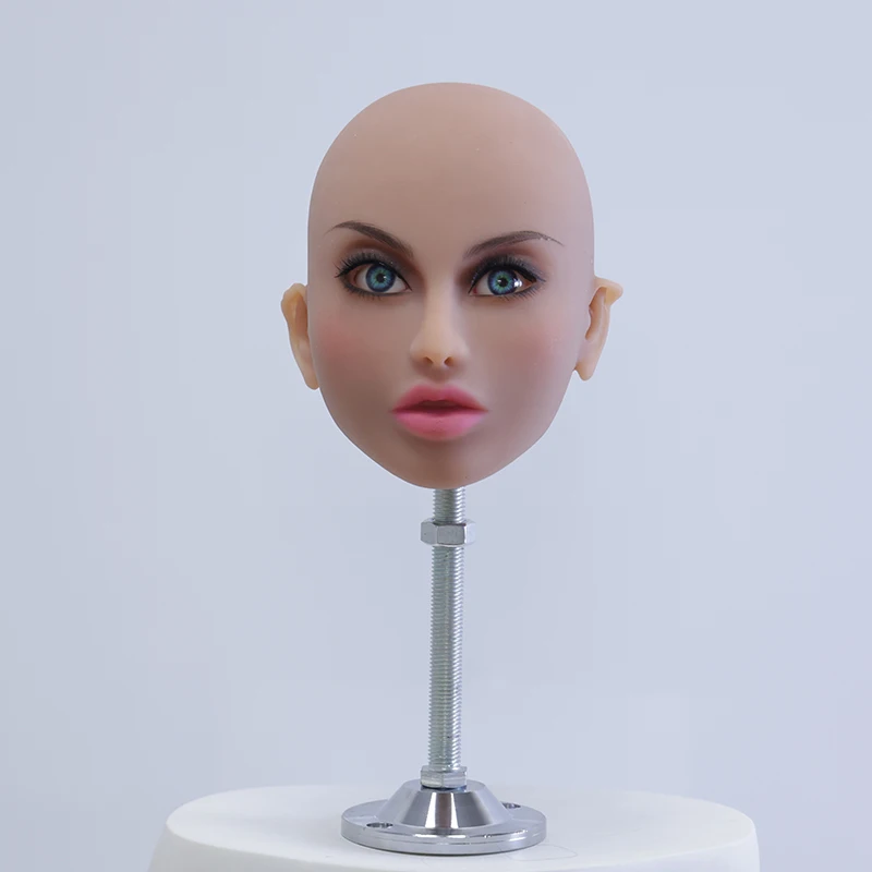 TPE Sex Doll Head Skeleton Orálne sexy hračky skutočné dospelé hračky pre mužov (iba hlava)