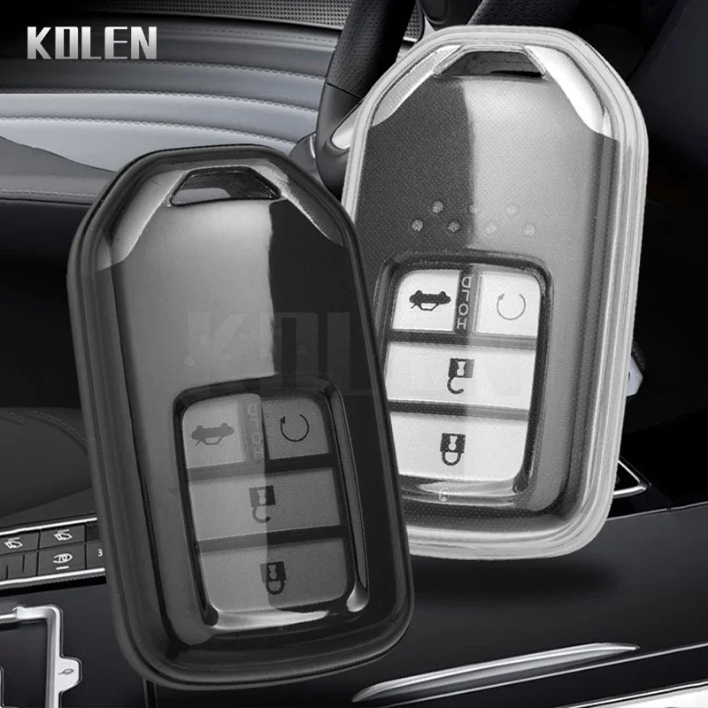 TPU CAR CAPE DREHAL KLYT PRÍSLUSOVÝCH PRÍPADOVÝCH PRIESTOROV PRE HONDA CRV CR-V FIT CIVIC AKCION HR-V HRV City Odyssey XR-V Klávesové príslušenstvo Klávesové kľúče
