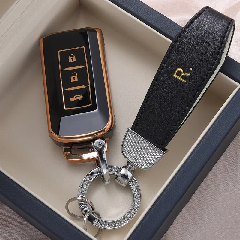 TPU CAR DREHA DRAVA KLYT PRÍPAD SHELL FOB pre Mitsubishi Outlander 3 Lancer 10 L200 ASX Colt Pajero Delica Sport Eclipse Cross
