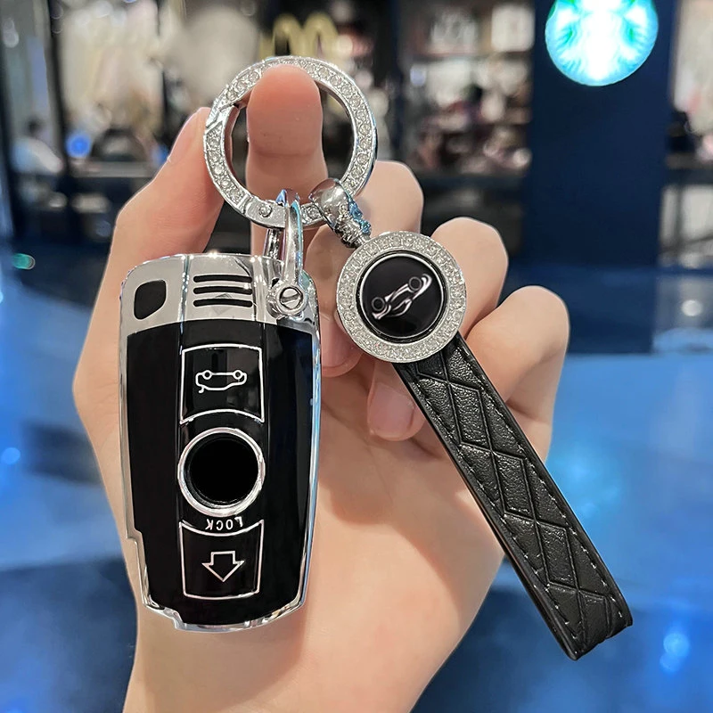 TPU Car Key Case Plné krytie pre BMW 1 3 5 6 Series E90 E91 E92 E60 E61 E70 E71 E72 E82 E87 E88 E89 X5 X6 Príslušenstvo