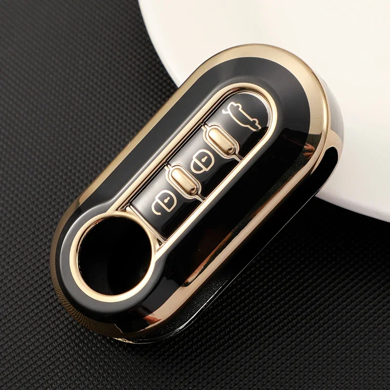 TPU Flip Cover Case Cover 3 Gomes pre Fiat Ducato 500 500L Panda Grande Punto Lancia Musa Citroen Auto Shell FOB Príslušenstvo