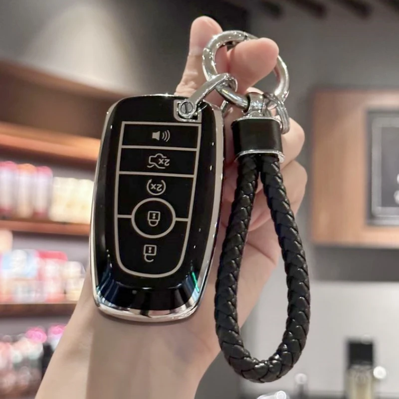 TPU Key FOB Cover s Keychain pre Ford Explorer Fusace Escape Edge Expedition F150 F250 F350 F450 F550 Maverick Mustang