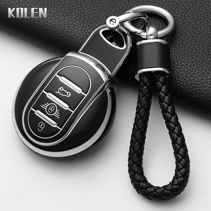 TPU Kľúčový kryt kľúča s obalom pre obaly pre BMW Mini Coopers One JCW F56 F55 F54 F57 F60 R55 R56 R57 R58 R59 R60 S Roadster Accessories