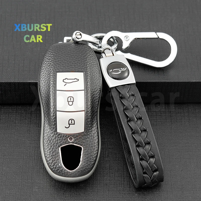TPU Kľúčový kryt na kľúče z auta TPU pre Porsche Cayenne Panamera Macan 958 911 Lepin 996 718 971 9ya 986 Boxster Keyless Protector Protector