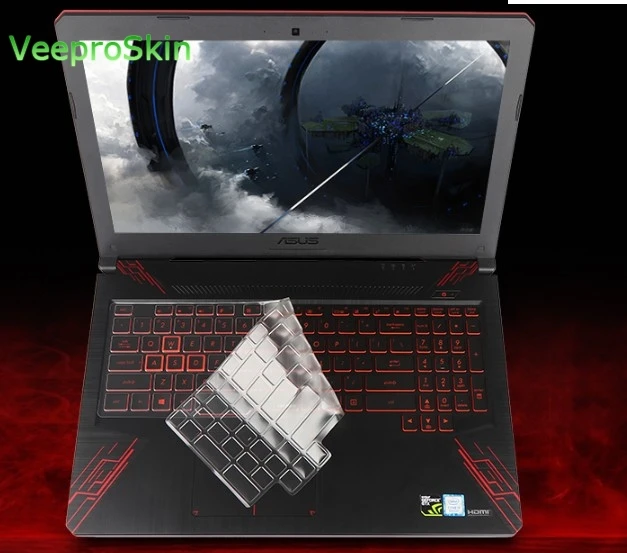 TPU laptop Keyboard Cover Protector pre chránič pokožky pre ASUS FX503VD FX504 FX505 FX705, ROG STRIX GL503 GL504 GL703 GL704GM GL704GV GL704GW