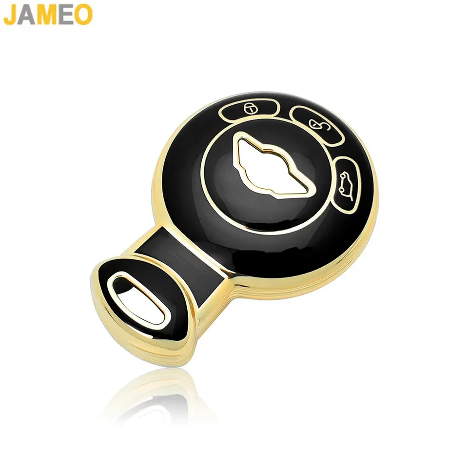 TPU Smart Car Key FOB Shell Cover pre BMW Mini Cooper R56 3 Tlačidlá Diaľkové kľúče vstupné do KLYP Automatické príslušenstvo Kláves