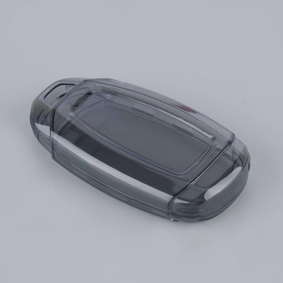 TPU Transparentný čierny diaľkový kľúče FOB Case Cover Fit for Hyundai Palisade Accent Accent Santa Fe Veloster Kona Electric Elantra