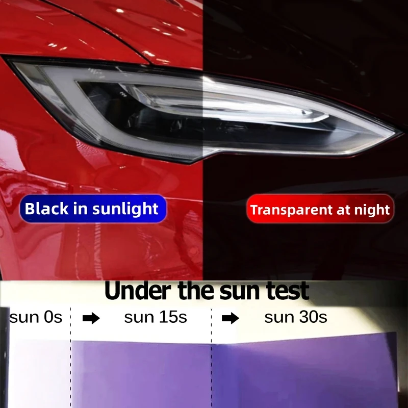 TPU UV inteligentná zmena farby Zmena automobilu Ochrana auta Film PPF Paint Protection Photochromický film Samoliečba