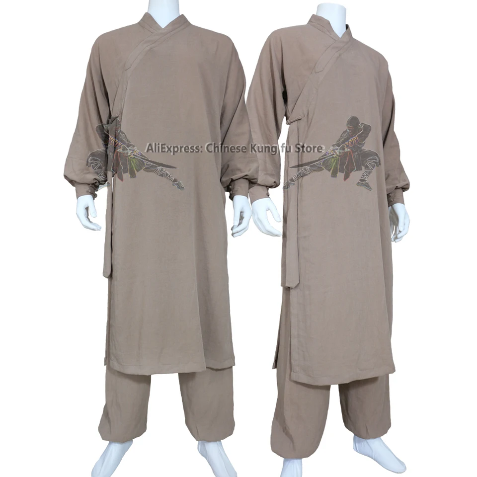Tradičný čínsky kung fu oblek Wudang Shaolin Monk Robe Tai Chi bojové uniformy Custom Service potrebujete vaše merania