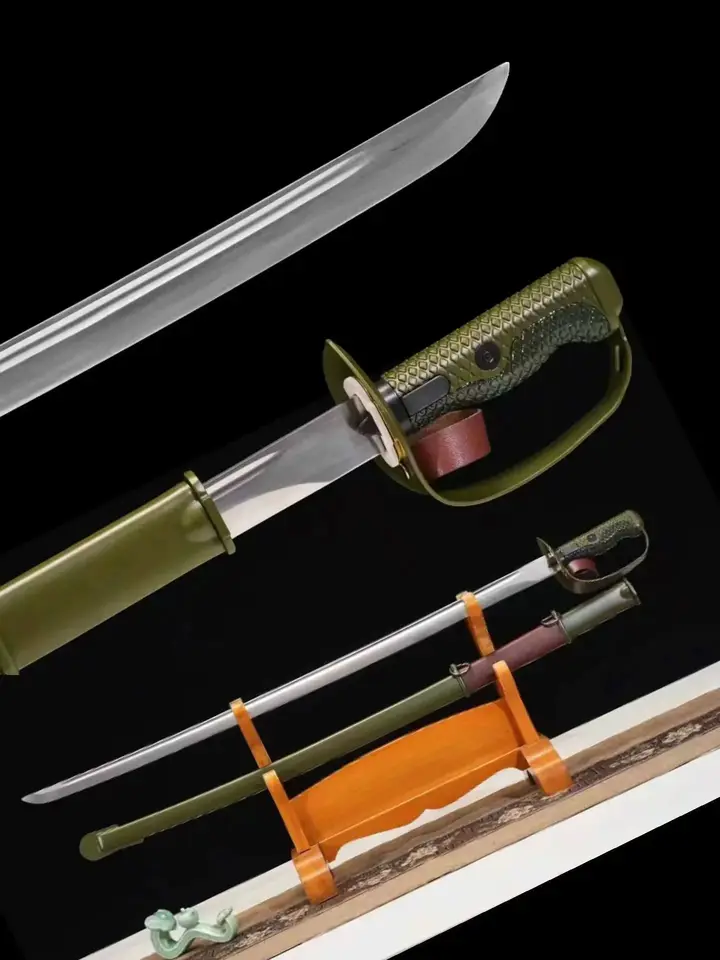 Tradičný čínsky kungfu typu 65 Battle Cavalry Sword, multi -rafinovaná oceľová čepeľ s vysokým obsahom mangánu, železný plášť, Unsharp